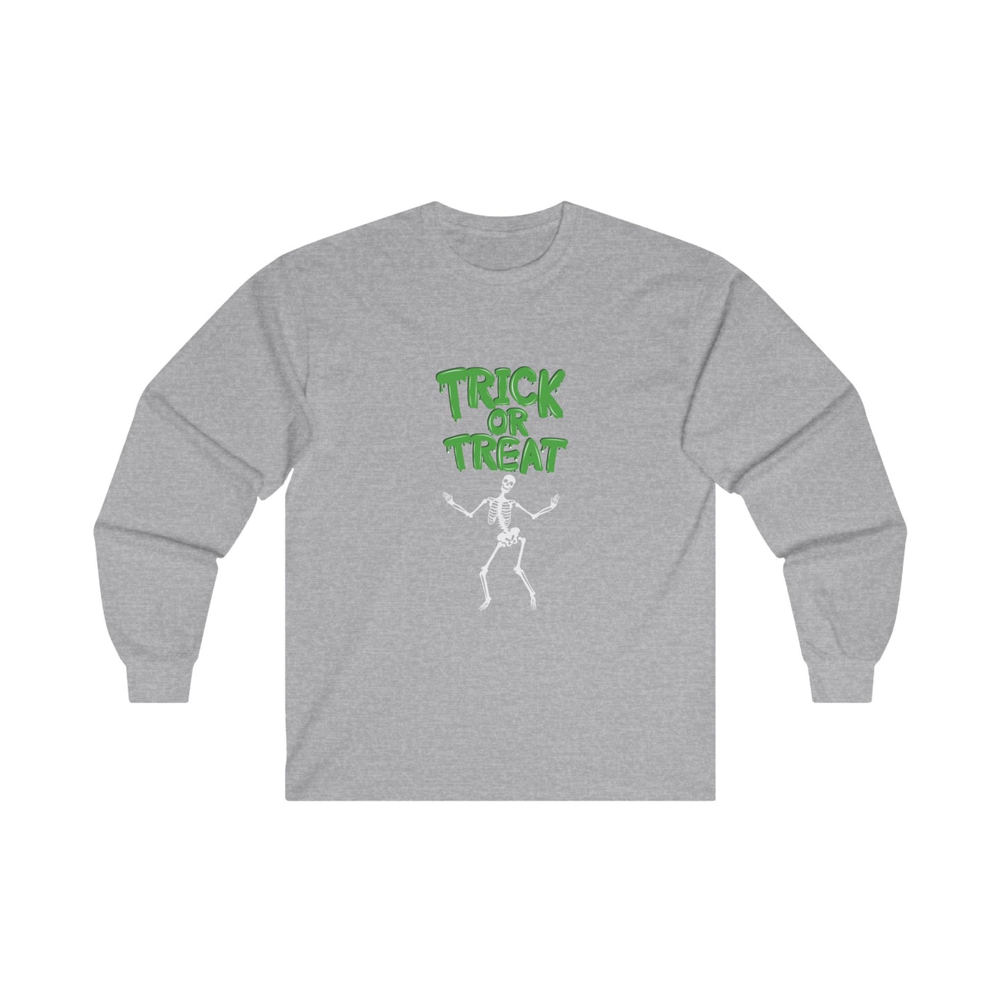 Trick or Treat Skelly Unisex Ultra Cotton Long Sleeve Tee