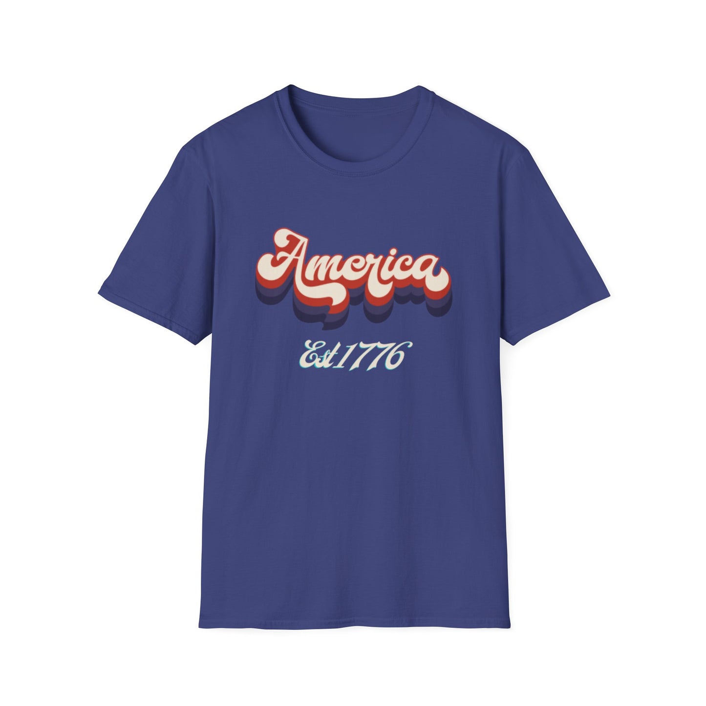 America Est 1776 Unisex Softstyle T-Shirt