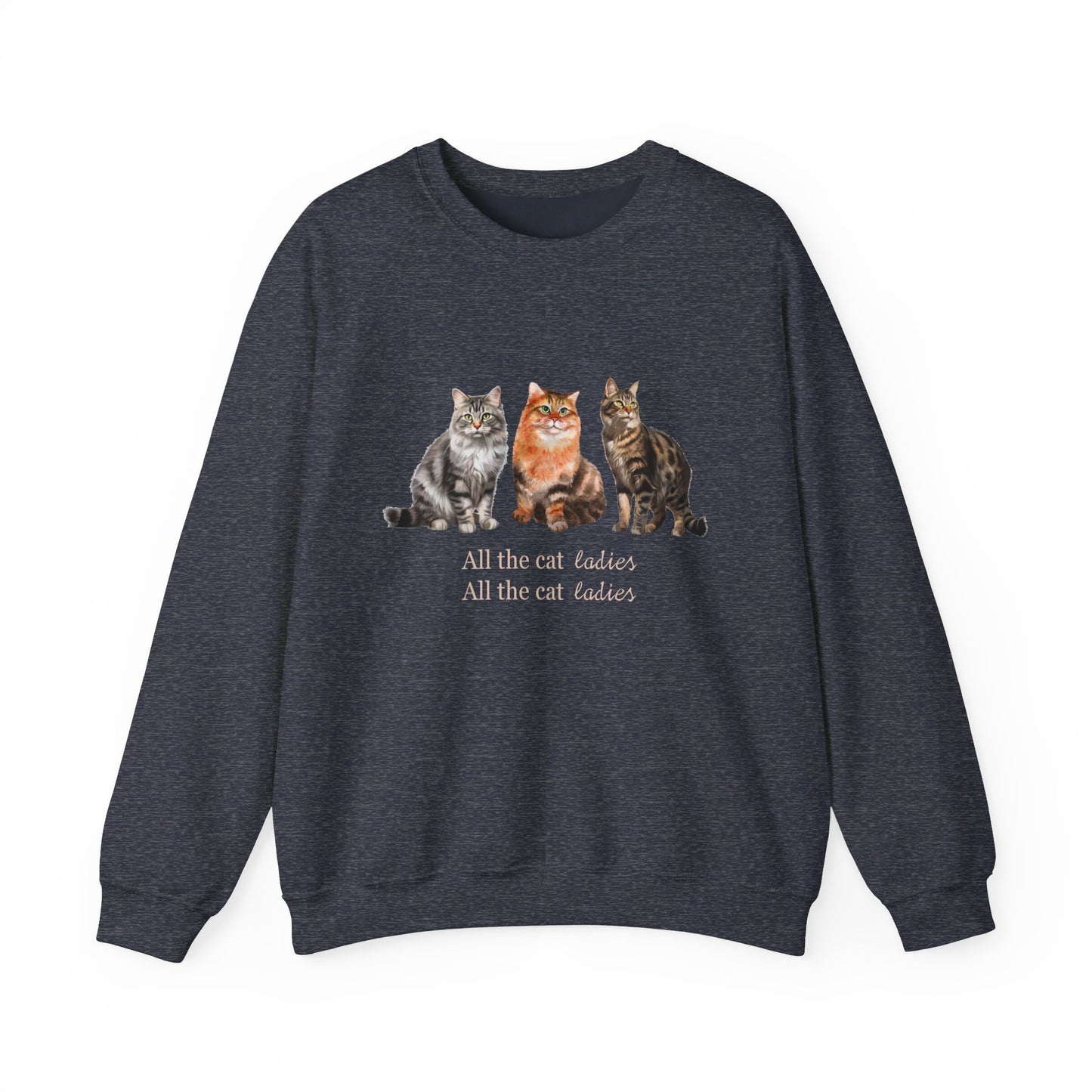 Cat Ladies Unisex Heavy Blend™ Crewneck Sweatshirt