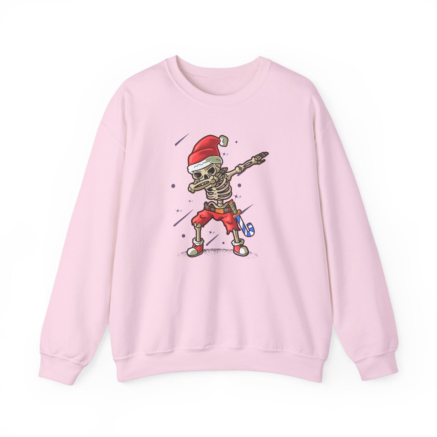 Skelly Dabbin Santa Unisex Heavy Blend™ Crewneck Sweatshirt