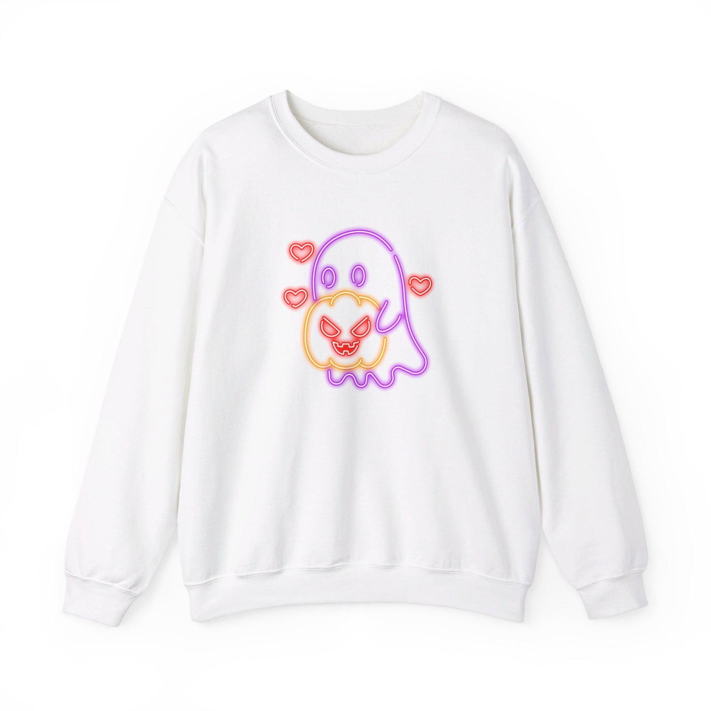 Neon Luv Ghost Unisex Heavy Blend™ Crewneck Sweatshirt