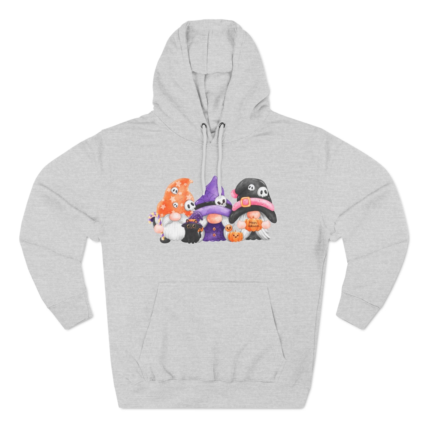 Hallow Gnomies Three-Panel Fleece Hoodie