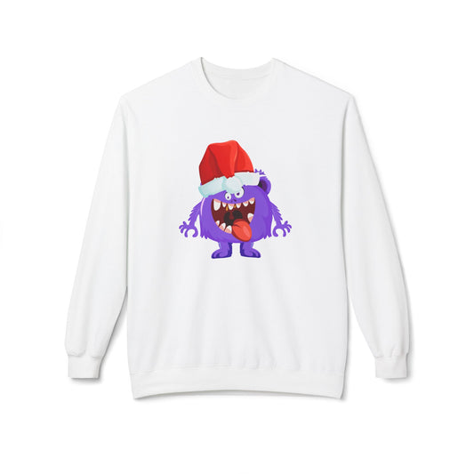 Ugly Christmas Monster Unisex Midweight Softstyle Fleece Crewneck Sweatshirt