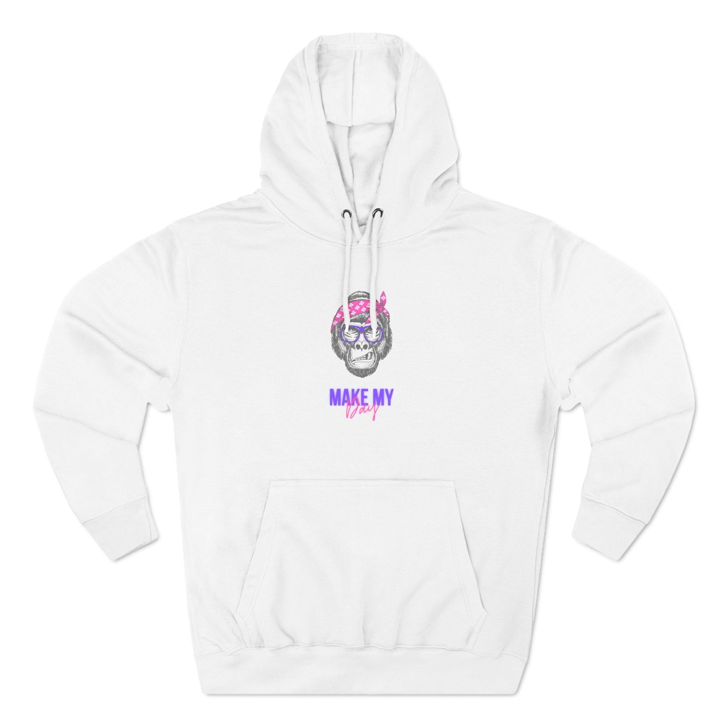 Make My Day Three-Panel Fleece Hoodie