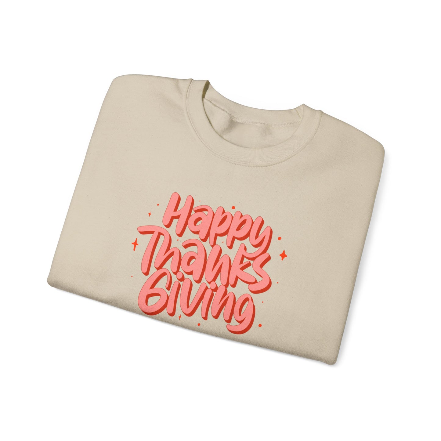 Happy Thanks Unisex Heavy Blend™ Crewneck Sweatshirt