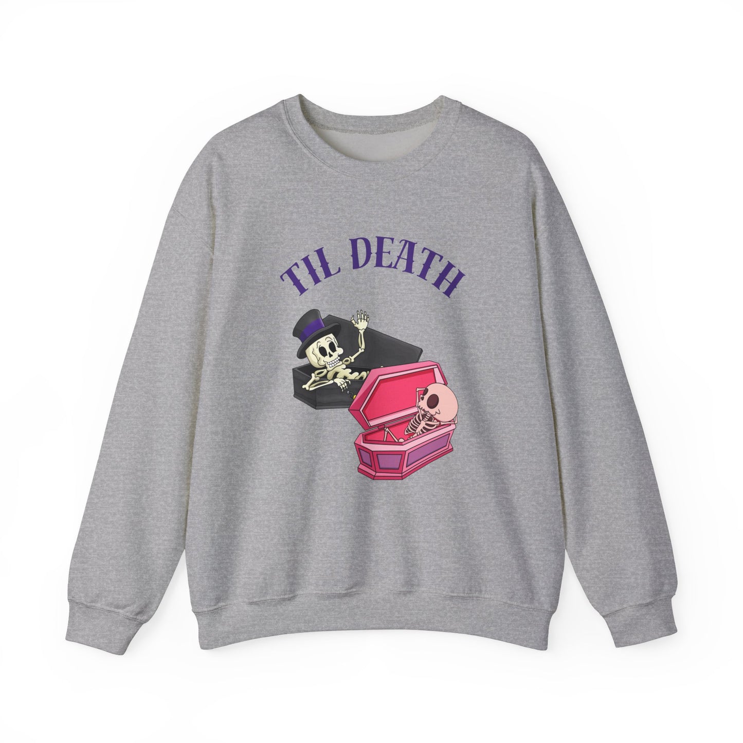 Til Death Unisex Heavy Blend™ Crewneck Sweatshirt