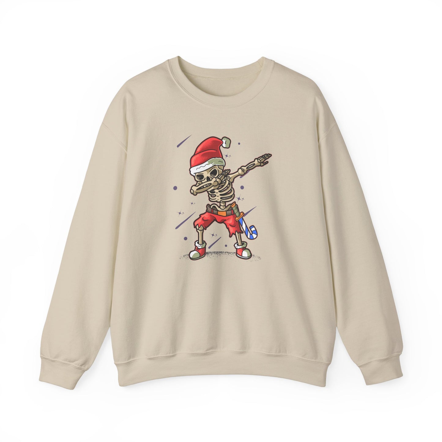 Skelly Dabbin Santa Unisex Heavy Blend™ Crewneck Sweatshirt