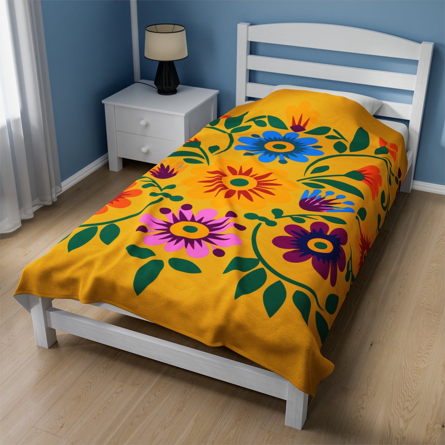 Fiesta Scroll Velveteen Plush Blanket