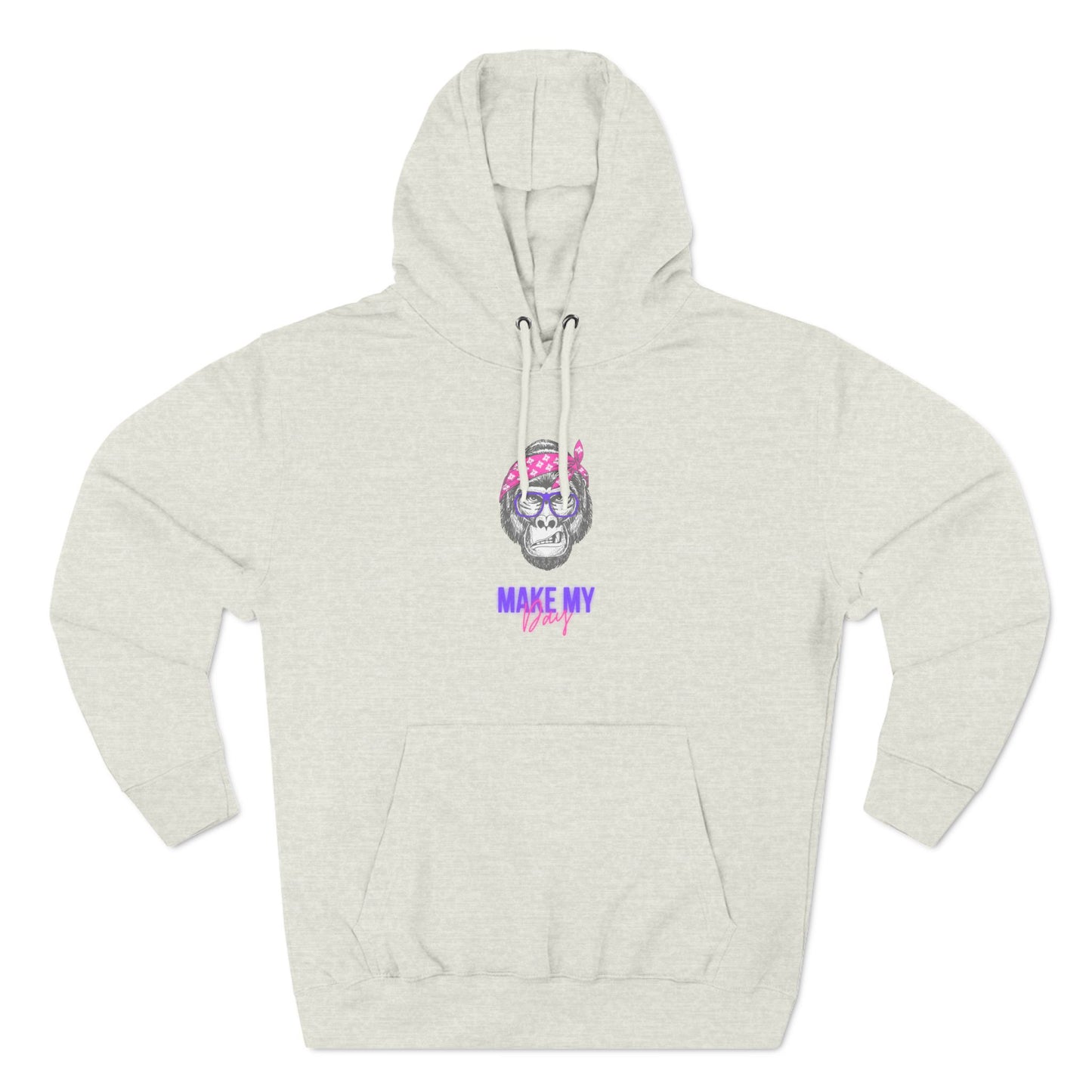 Make My Day Three-Panel Fleece Hoodie