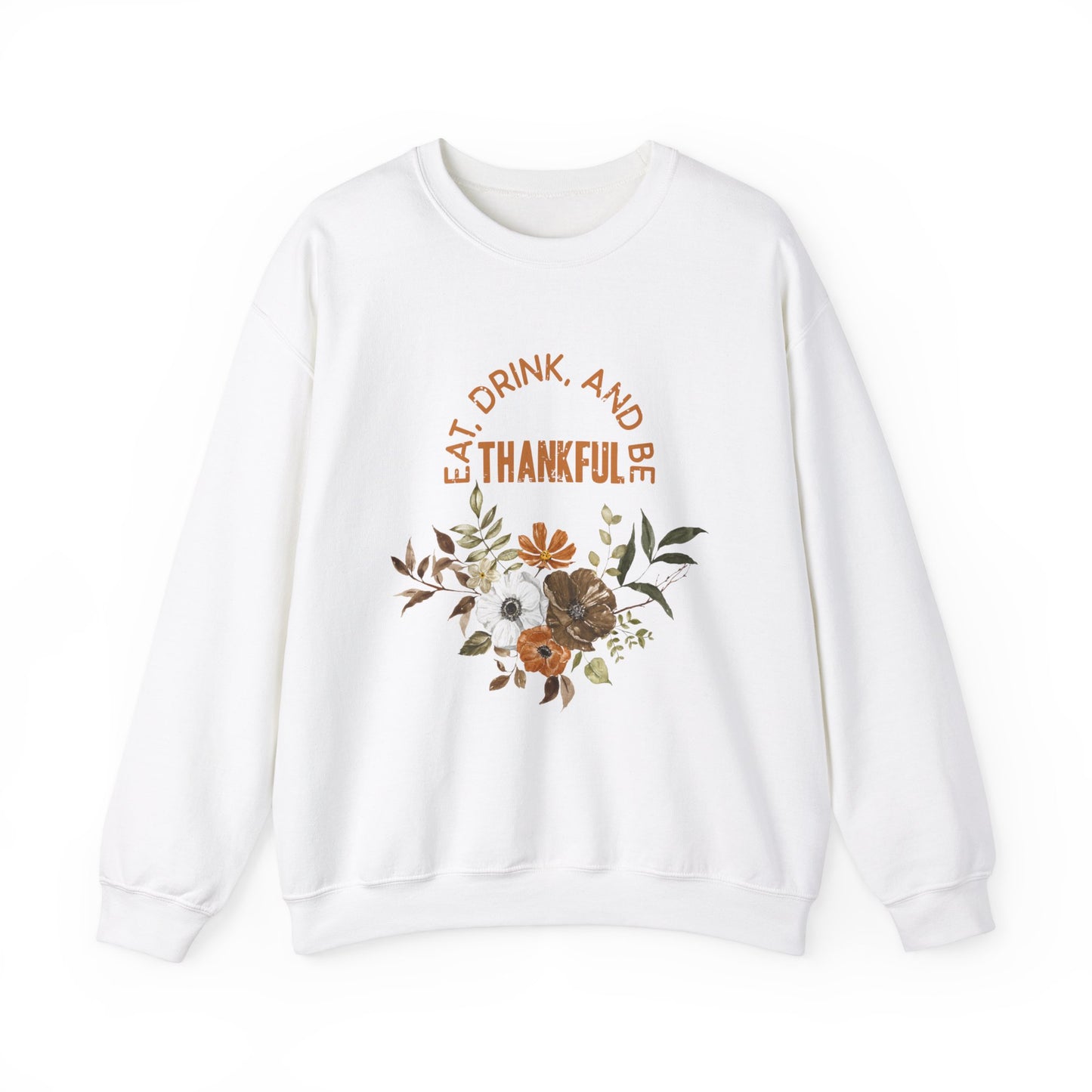 Eat Drink Thankful Unisex Heavy Blend™ Crewneck Sweatshirt