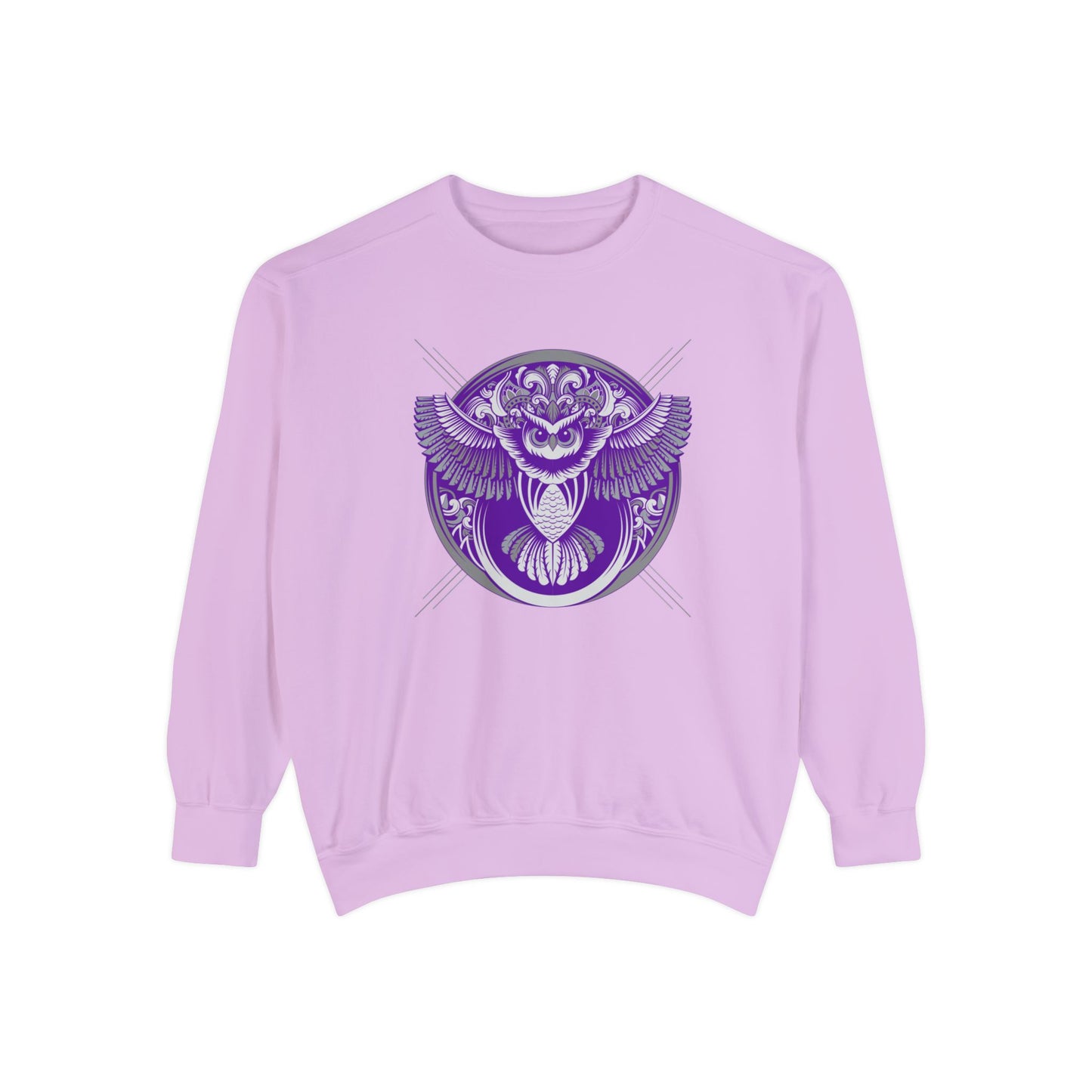 Rising Owl Unisex Garment-Dyed Sweatshirt