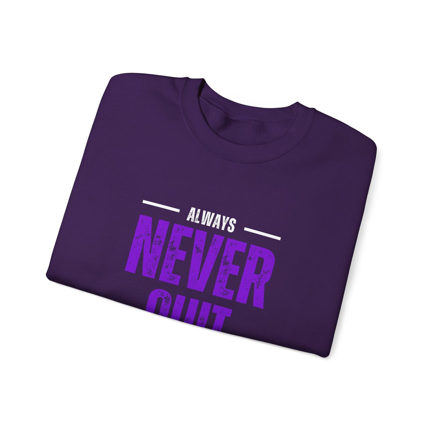 Never Quit Unisex Heavy Blend™ Crewneck Sweatshirt