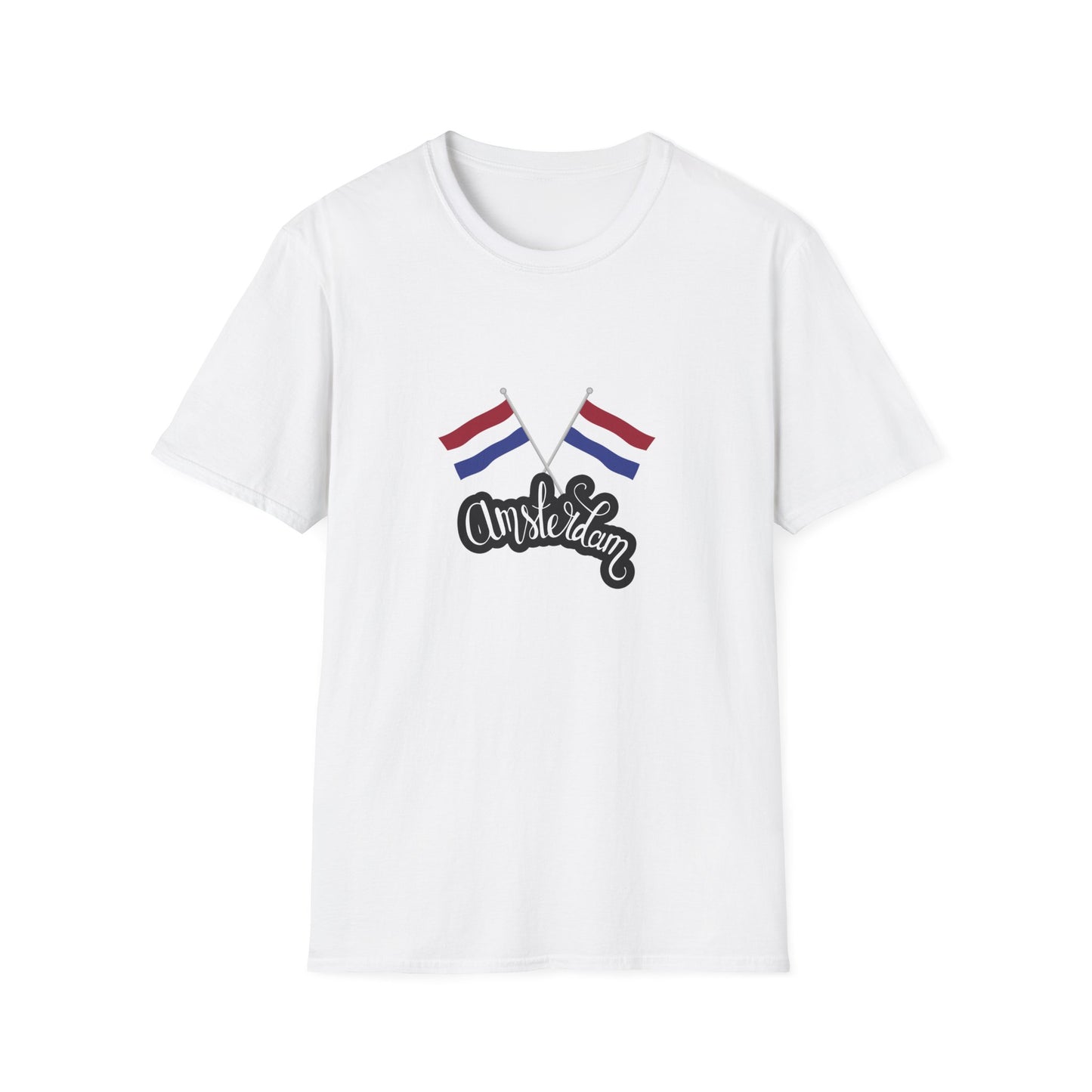 Amsterdam Flags Unisex Softstyle T-Shirt