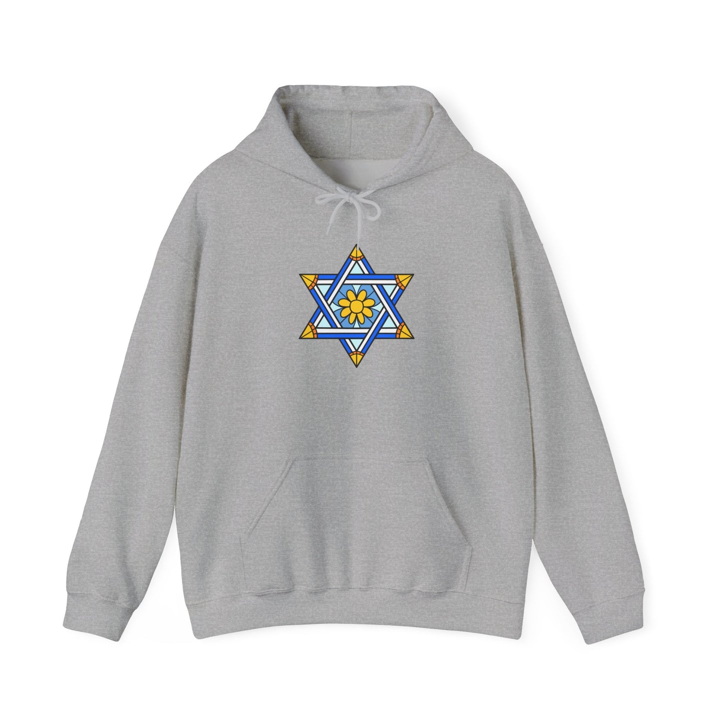 Star of David Unisex Heavy Blend™ Hooded Sweatshirt