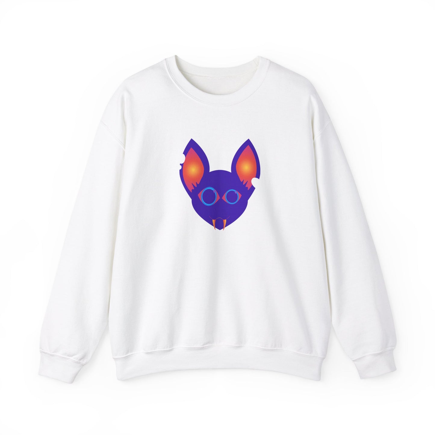 Purple Kitty Unisex Heavy Blend™ Crewneck Sweatshirt